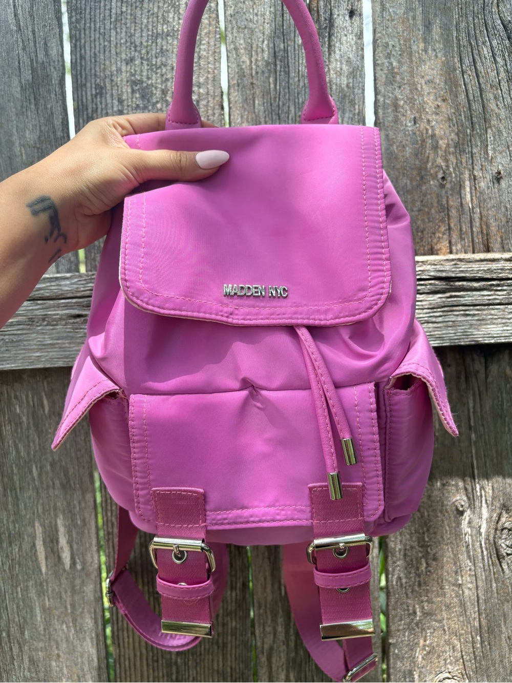 Hot Pink Y2K Madden Backpack
